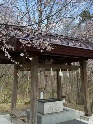新得神社の手水舎