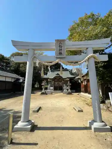 前開八幡神社の鳥居