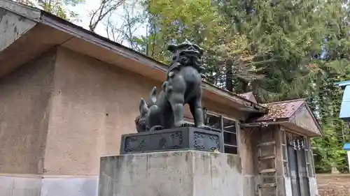 占冠神社の狛犬