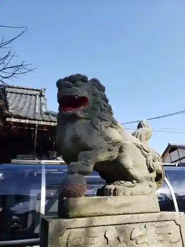 總社 和田八幡宮の狛犬