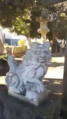 下総野田愛宕神社の狛犬