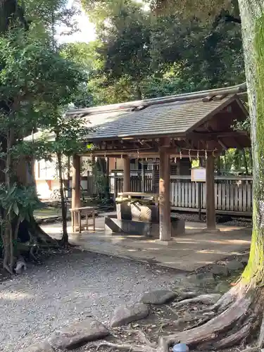 井草八幡宮の手水舎