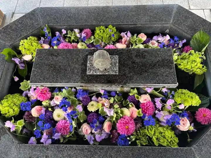 新琴似神社の手水舎