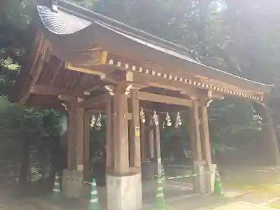 武蔵二宮 金鑚神社の手水舎