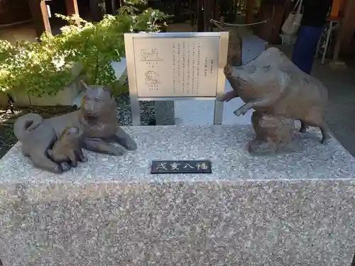 行田八幡神社の狛犬