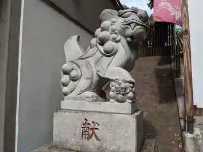 自由が丘熊野神社の狛犬