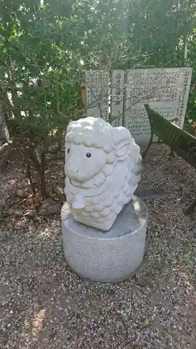 綱敷天満神社の狛犬