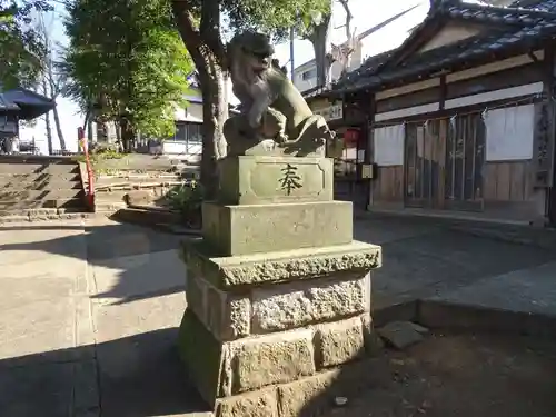 牟礼神明社の狛犬