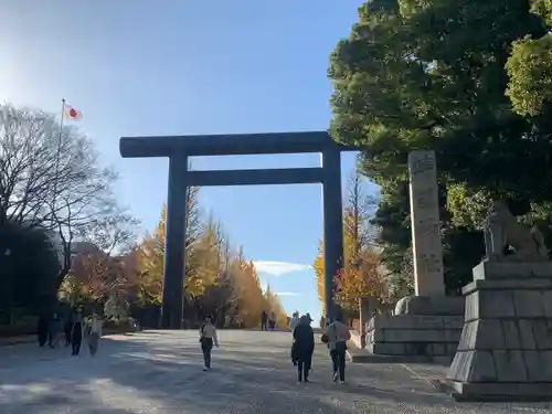 靖國神社の鳥居