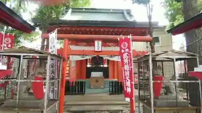鬼子母神堂 (法明寺)の鳥居