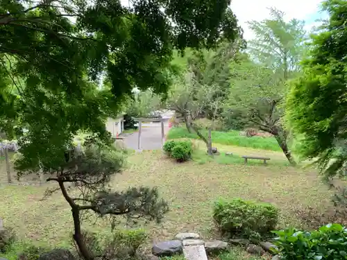 湯殿山神社の景色