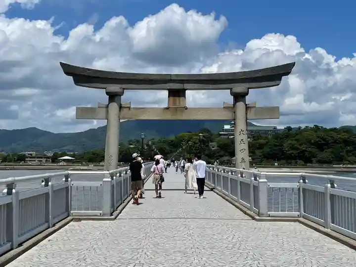 八百富神社の鳥居