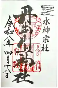 丹生川上神社（中社）の御朱印