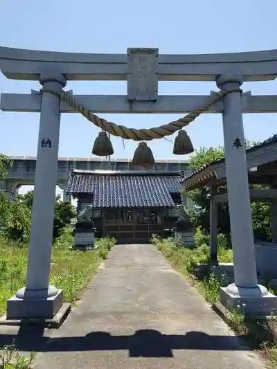 駒方神社の鳥居