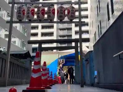 宮益御嶽神社の鳥居