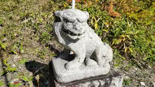 北眞神社の狛犬