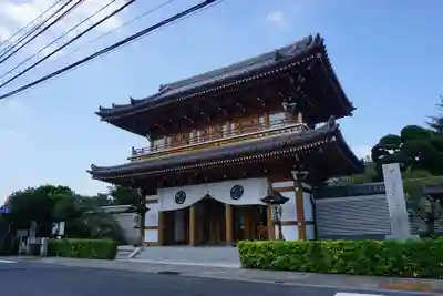 伝通院の山門・神門