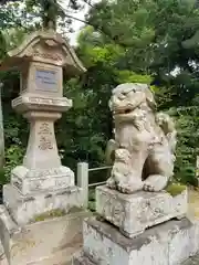 玉作湯神社の狛犬