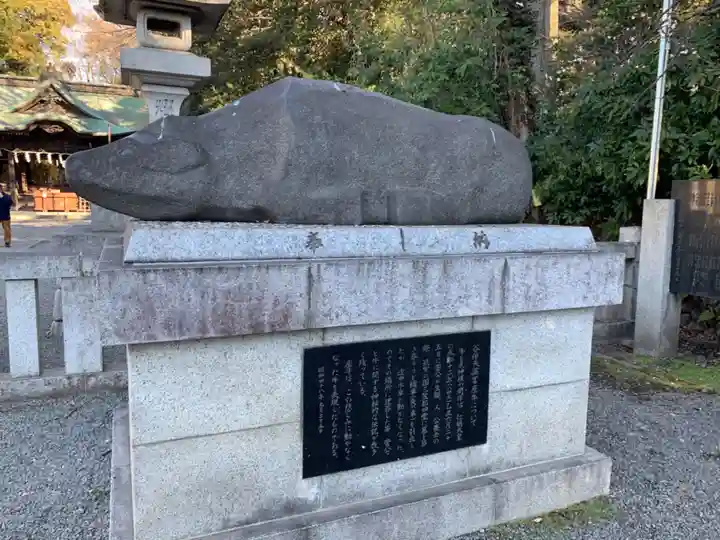 谷保天満宮の狛犬