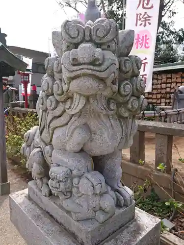 川越八幡宮の狛犬