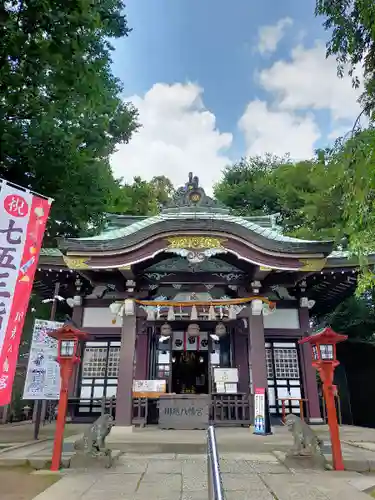 川越八幡宮の本殿