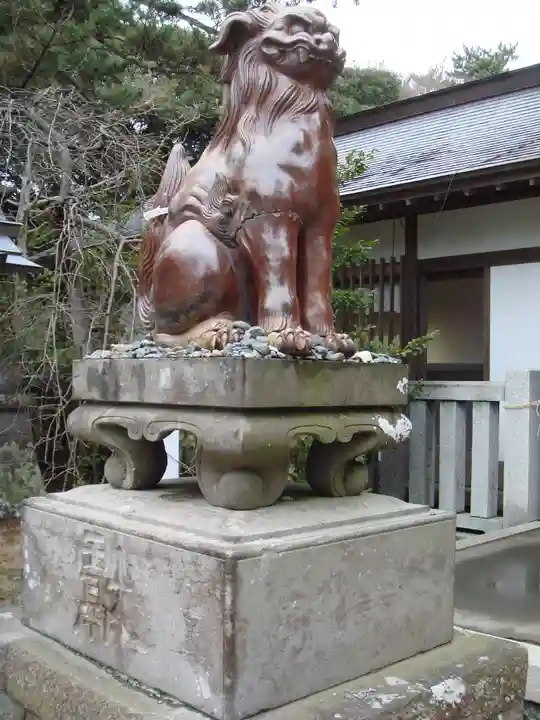 大洗磯前神社の狛犬