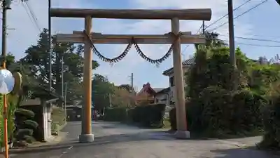 松澤 熊野神社の鳥居