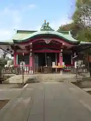 市谷亀岡八幡宮の本殿