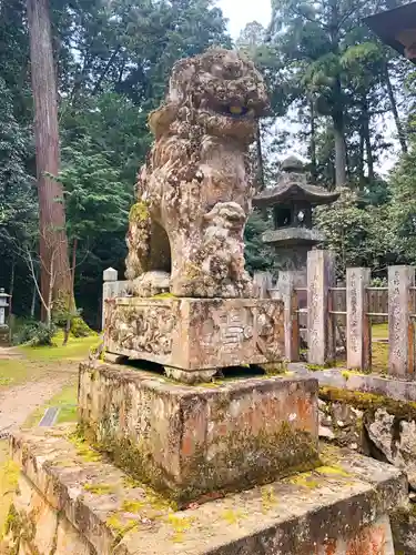 粟鹿神社の狛犬