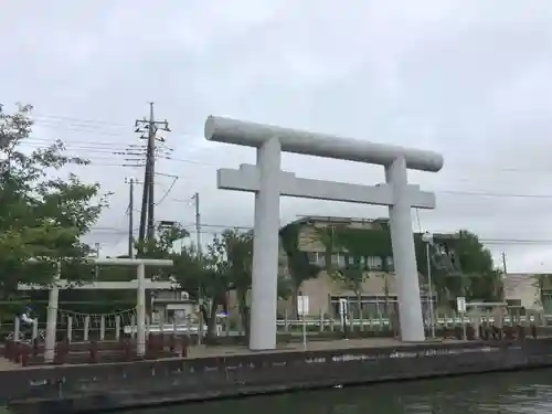 息栖神社の鳥居