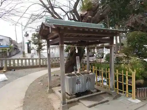 栗原神社の手水舎