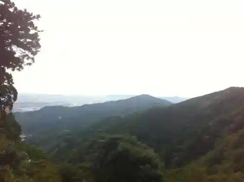 大山阿夫利神社の景色