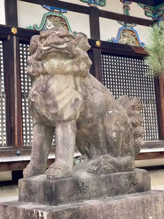 御香宮神社の狛犬