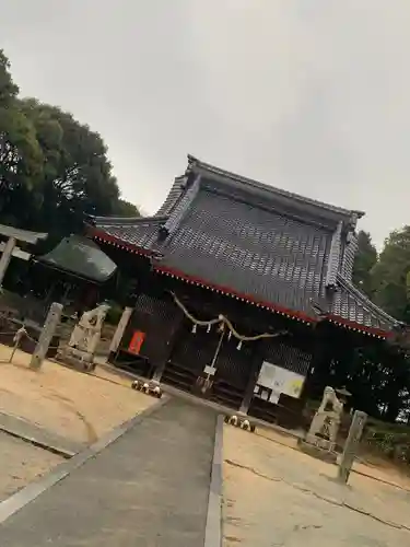 安岡八幡宮の本殿