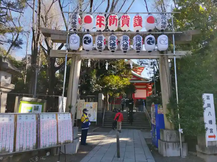 富岡八幡宮の鳥居