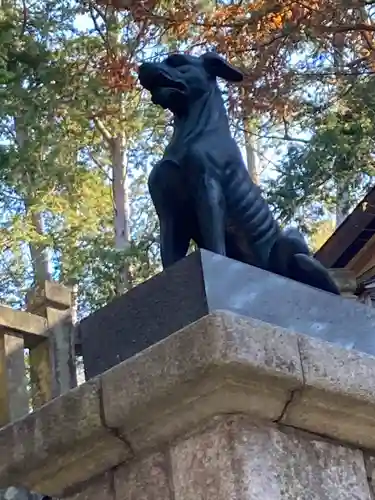 三峯神社の狛犬