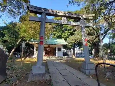 駒込富士神社の鳥居