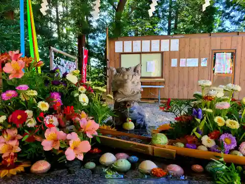 滑川神社 - 仕事と子どもの守り神の手水