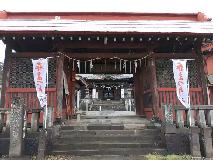 上野国一社八幡八幡宮の山門