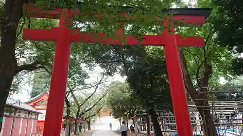花園神社の鳥居