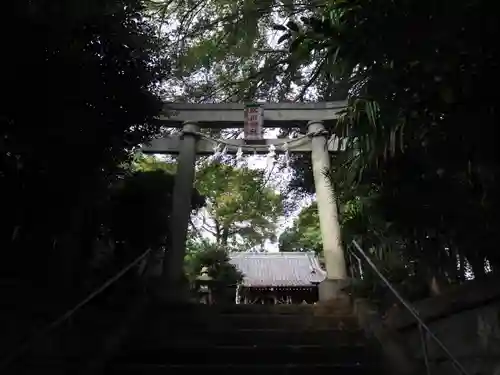 氷川台氷川神社の鳥居