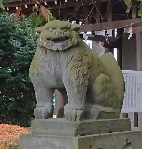 朝日森天満宮の狛犬