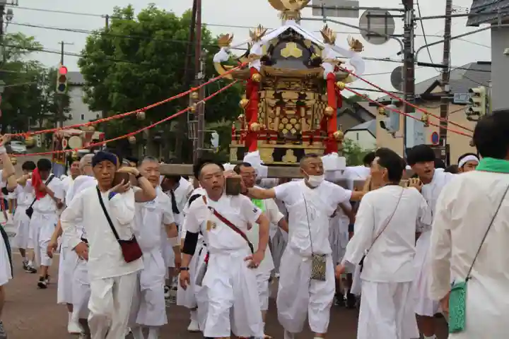 釧路一之宮 厳島神社のお祭り