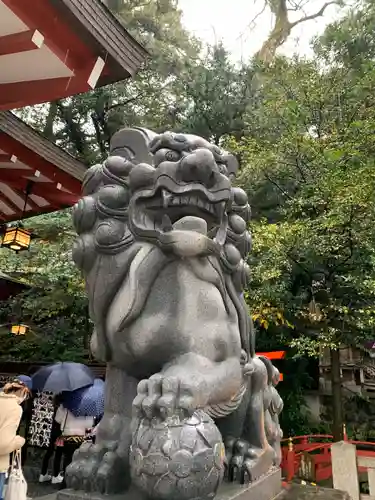 來宮神社の狛犬