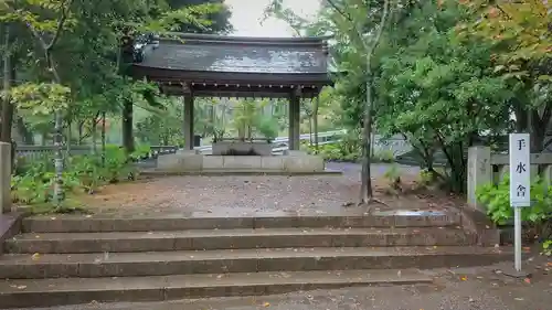茨城縣護國神社の手水舎