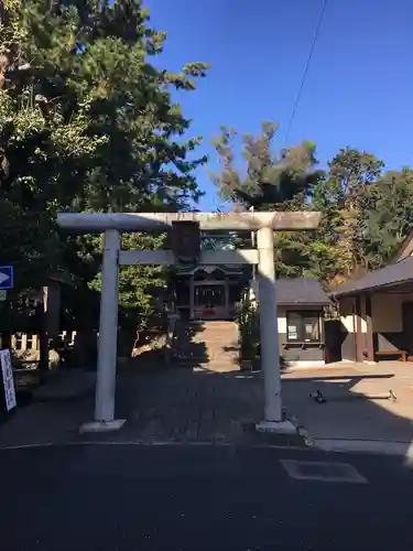 元城町東照宮の鳥居