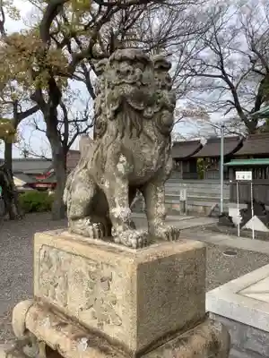 平坂熊野神社の狛犬
