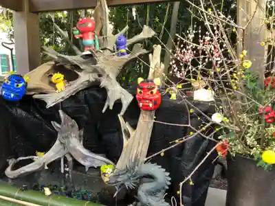東海市熊野神社の手水舎