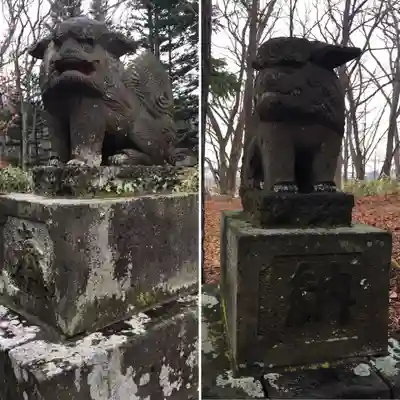 雨煙別神社の狛犬