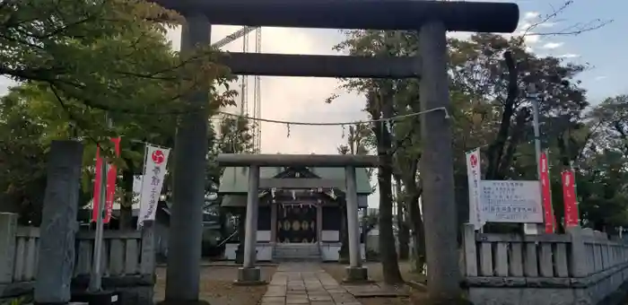 上小松天祖神社の鳥居